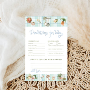 Papier Farmers Market Blue Prédictions pour Baby Game