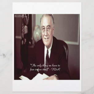Papier FDR & Citation de Rien à craindre