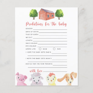 Papier Ferme - prédictions et conseils pour bébé