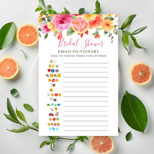 Papier Festive Fleurs Lumineuses Citrus Fête des mariées 
