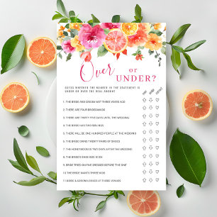 Papier Festive Fleurs Lumineuses Citrus Fête des mariées