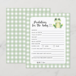 Papier Fête bébé grenouille - prédictions et conseils pou