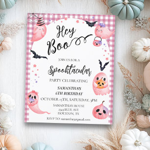 Papier Fête d'anniversaire Halloween Enfants Hey Boo Fant