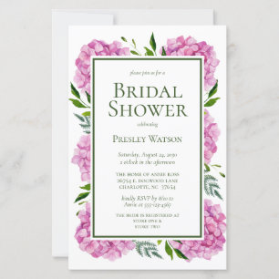 Papier Fête des mariées Budget Pink Hydrangeas