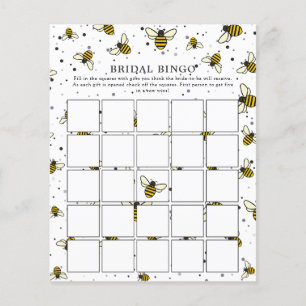 Papier Fête des mariées d'abeille moderne élégant jeu de 