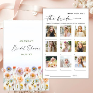 Papier Fête des mariées Fleur sauvage Pastel Pink Boho
