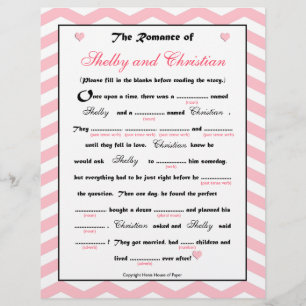 Papier Fête des mariées Mariage Libs Jeu
