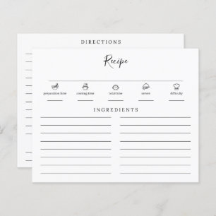 Papier Fête des mariées moderne minimaliste Insérer une c