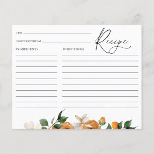 Papier Fête des mariées Orange Blossoms Recette