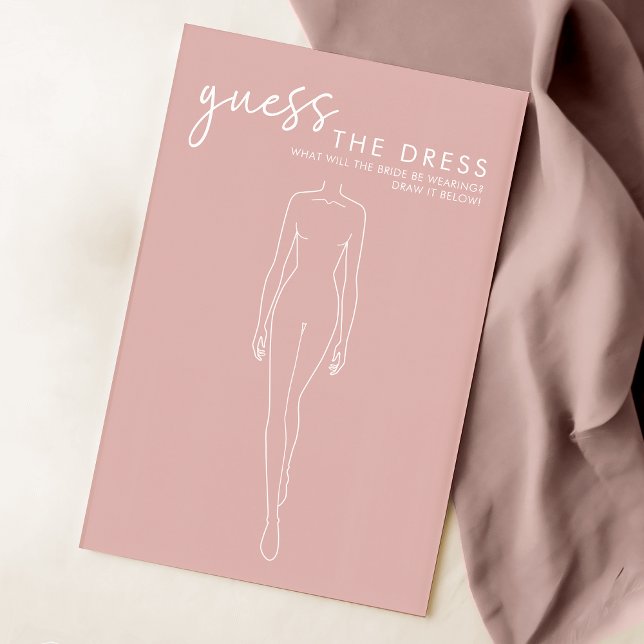 Papier Fête des mariées Rose Dusty Devine Le Jeu De Robe (Créateur téléchargé)