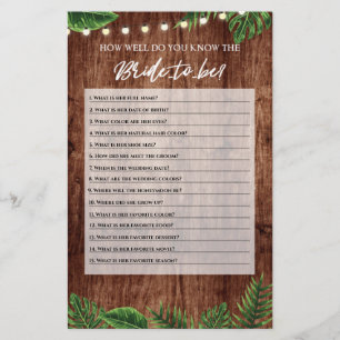 Papier Fête des mariées tropicale Comment Bien Connaître 