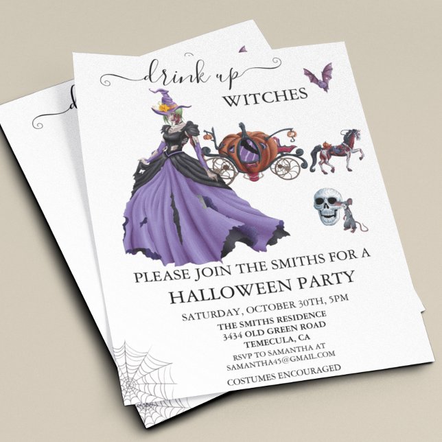 Papier Fête d'Halloween Cinderella sorcière Zombie (Créateur téléchargé)