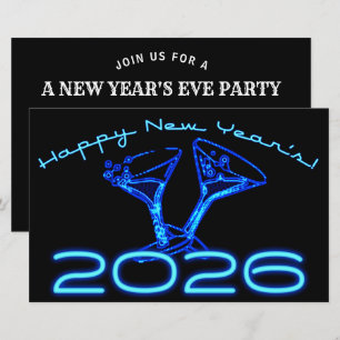 Papier fête du Nouvel An champagne 2026