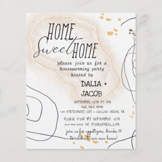 Papier Fête minimaliste de la maison sucrée