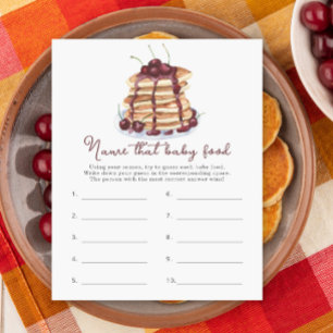 Papier Fête prénatale crêpes Jeu devinez la nourriture po