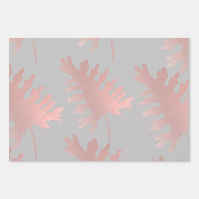 Papier feuille Rosegold Enveloppement Jeu plat de  (Devant)