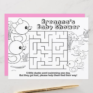 Papier Fiche d'activité pour enfants de douches pour cana