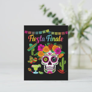 Papier "Fiesta Finale" Crâne de Sucre Coloré Enterrement