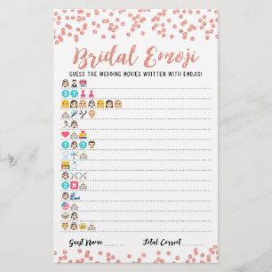 Papier Films de mariage emoji avec réponses Enterrement d