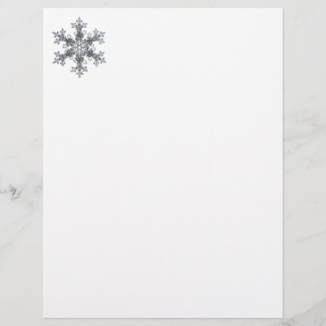 Papier Flacon de neige (Devant)