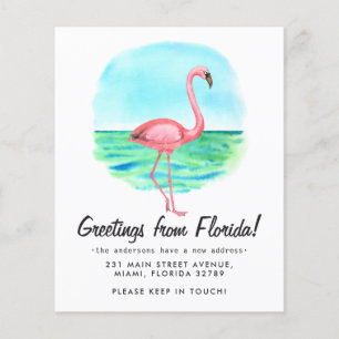 Papier Flamant rose Tropical Budget Déplacé Nouvelle Adre