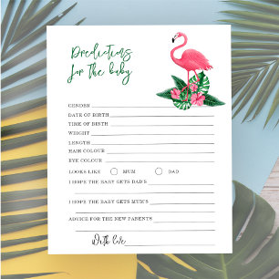 Papier Flamingo rose - prédictions et conseils bébé