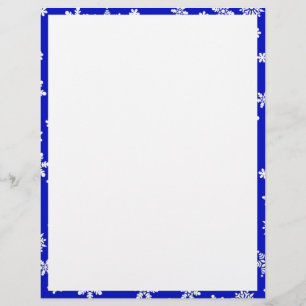 Papier Flammes de neige blanches sur Arrière - plan bleu