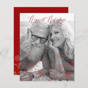 Papier Flammes de neige rouges de Noël bon marché Jours f