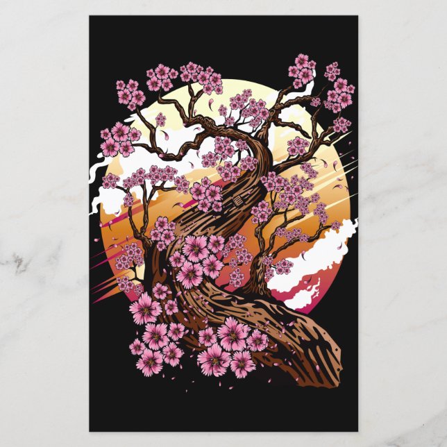 Papier Fleur de cerisier sauvage (Devant)