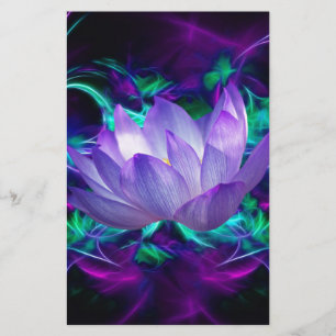 Papier Fleur de lotus pourpre et sa signification