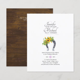 Papier Fleur de soleil en fer à cheval par réseau Mariage