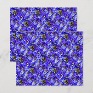 Papier Fleur Iris Violet / Slanted / Carrelé / Scrapbook