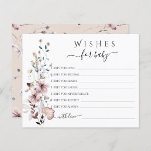 Papier Fleur sauvage boho Wives for Baby Game