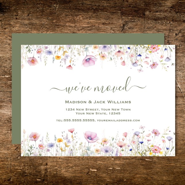 Papier Fleur sauvage budgétaire que nous avons déplacé |  (Créateur téléchargé)