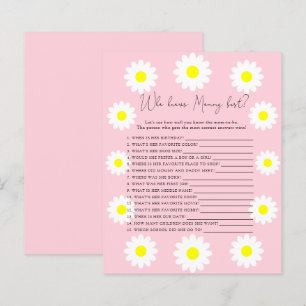 Papier Fleur sauvage Daisy - Qui connaît MOMMY mieux