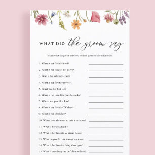 Papier Fleur sauvage Qu'Est-Ce Que La Salle A Dit Jeu De