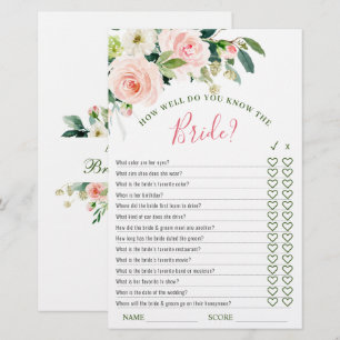 Papier Fleurs de teint rose verdure jeu de Baby Shower de