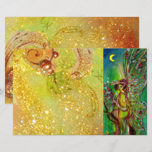 Papier FLEURS EN Imaginaire Jaune clair de lune