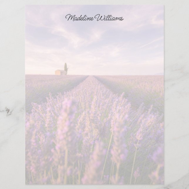 Papier Fleurs | Lavande Sud de la France (Devant)