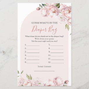 Papier Fleurs roses bébé en fleur Ce qui est dans Sac à c