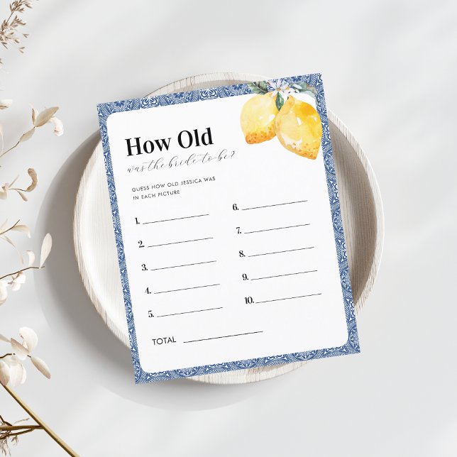Papier Floral De Citron Italien Quel Âge Était Le Jeu De  (Créateur téléchargé)