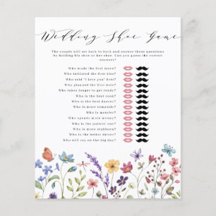 Papier Floral Printemps été Mariage jeu de chaussures