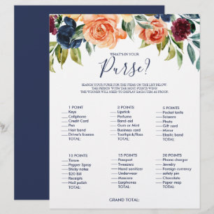 Papier Floral Qu'y a-t-il dans votre jeu de Fête des mari