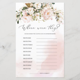Papier Floral Rose Brut Où Ils Ont Joué Boho Bride