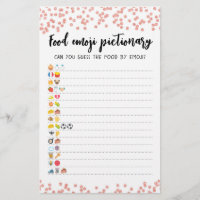 Food Emoji Pictionary jeu Quiz avec réponses