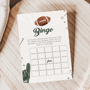 Papier Football Baby shower Bingo Jeu