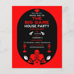 Papier Football Big Game TV Watch Party