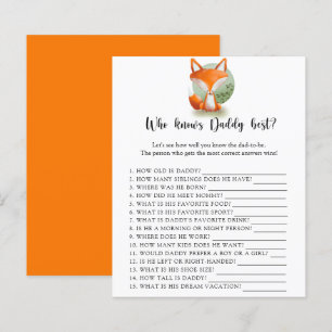 Papier Fox club - Qui connaît DADDY meilleur jeu