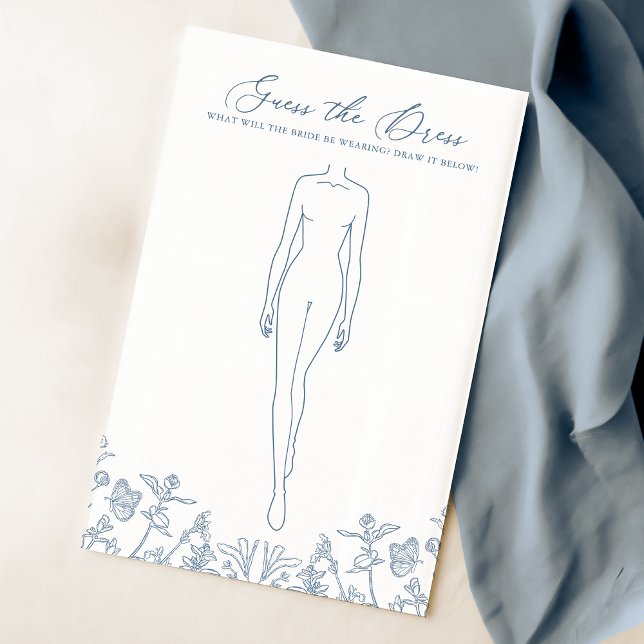 Papier French Blue Chinoiserie Floral (Créateur téléchargé)