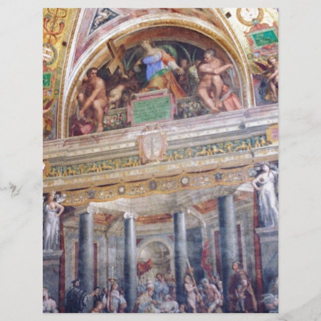 Papier Fresque dans le Musée du Vatican (Devant)